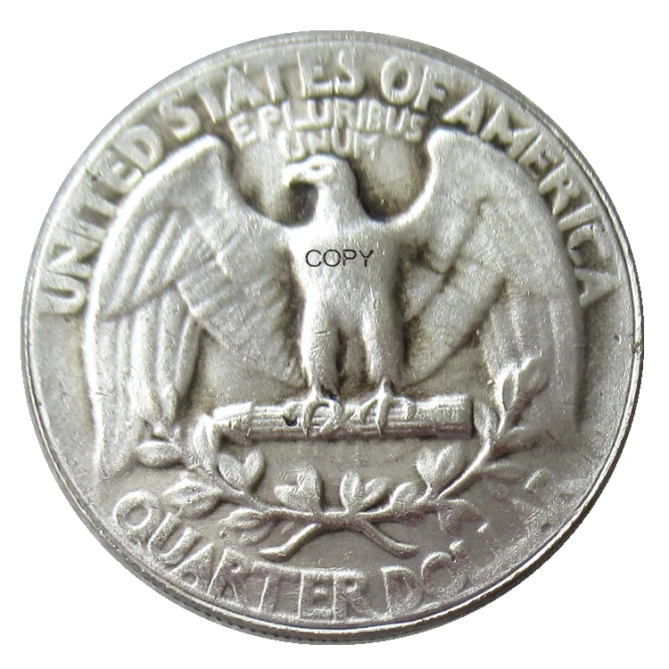 Reproduction Washington Quarters Dollar 1932 P/D/S Silver Plated Decorative Commemorative  Coins