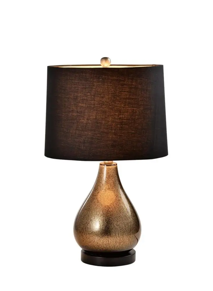 table lamp with glass base