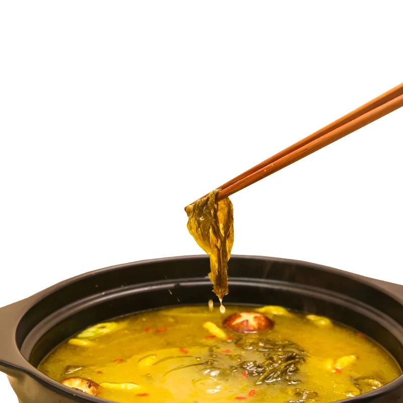 Spicy pickled sauerkraut clear soup seasoning sauerkraut soup hot pot base material