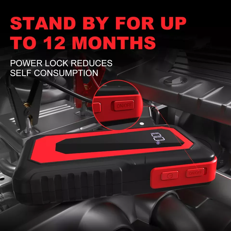 EP FC600  Car Jump Starter 20000mAh 12V 2000A Peak Vehicle Emergency Tool Portable 12V 20000mAh Car Battery Booster Pack