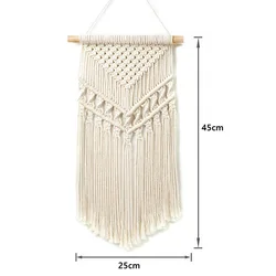 Bohemian Morocco Boho Handmade Woven Muslim Wall Hanging Tapestries Apartment Home Decor Macrame Tassel Tapestry