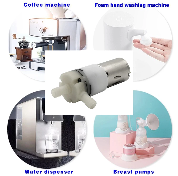 SP370B Dc 3v 6v 9v 12v 24v Electric Motor Pressurized Sewage 370 B Mini Small Water Pump For Garden Water Dispensers