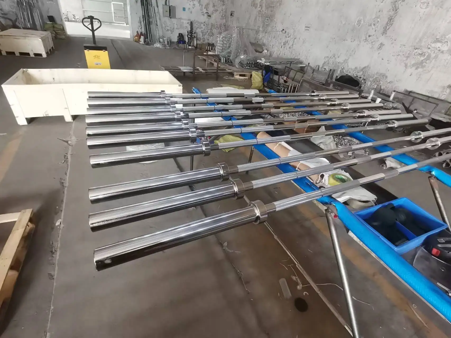 Custom Lbs Weight Lifting Round Adjustable Long Bar Deadlift Dumbbell