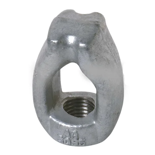 Hot-DIP Galvanized Forged Steel Eyenut  Galvanized Thimble Eye Nut for Linking Pole Line Hardware