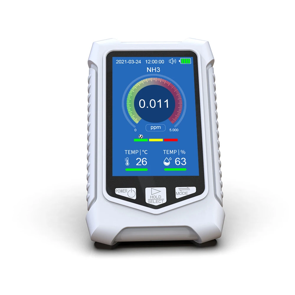 portable NH3 gas detector ammonia gas detectors NH3 tester meter ammonia sensor ammonia flow meter NH3 air quality monitor