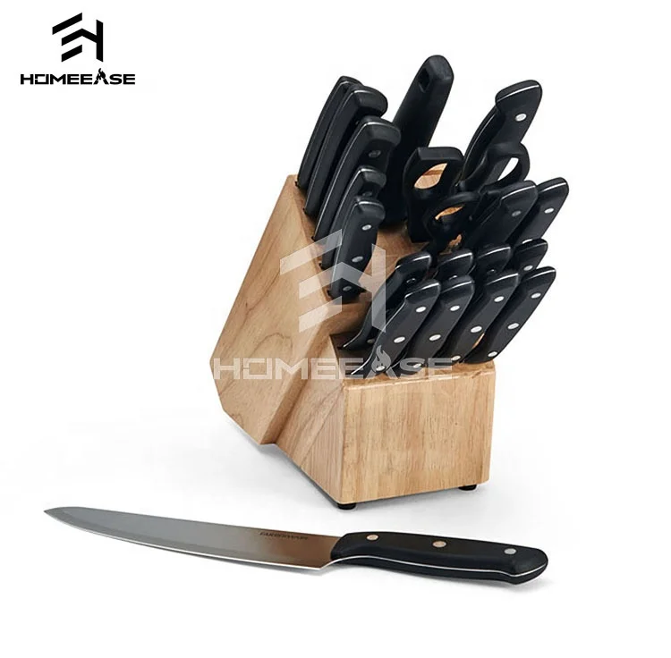 high quality cheap pp handle stainless steel blade mini shears 8 inch chef knifes set kitchen tools