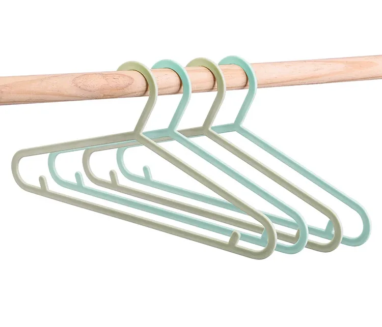 Производитель экономия пространства индивидуальные плоские прочные пластиковые вешалки
