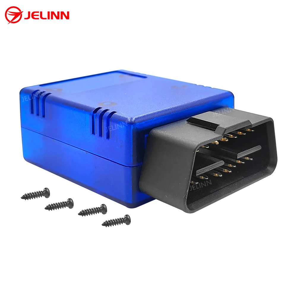 OBD 2 Чехол 90 градусов прямоугольные штыри OBD2 разъем с корпусом