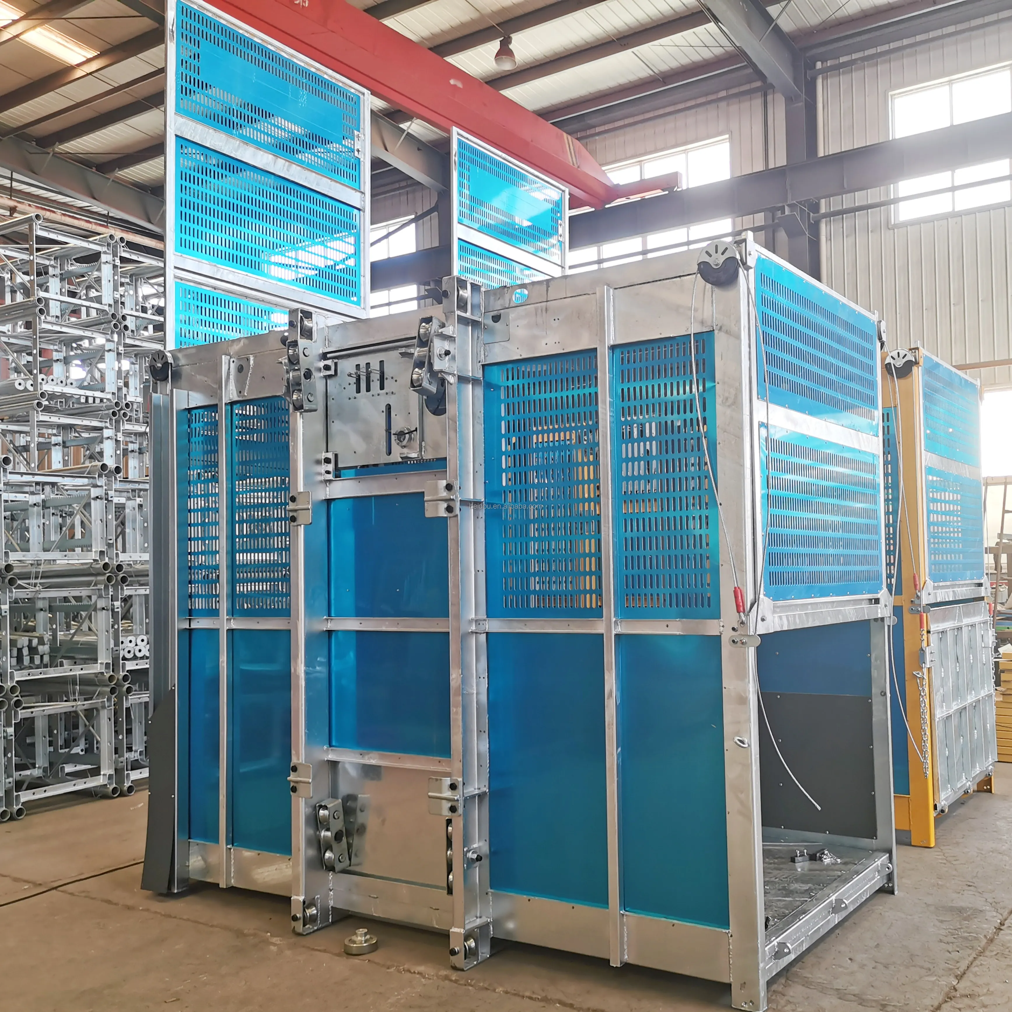 CE COC Approved Construction Equipment Cargo Brick Cement Elevator Platform Core Motor Gear Building Construction