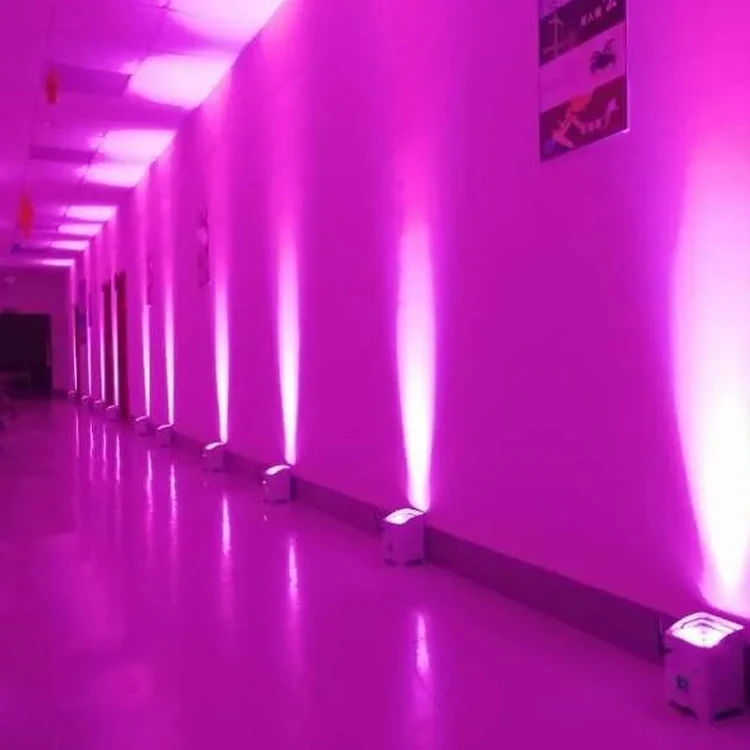 Заводская цена аккумулятор 4X18 Вт Rgbwa 5 в 1 Wi-Fi беспроводной Dmx512 Светодиодный прожектор для сцены вечеринки