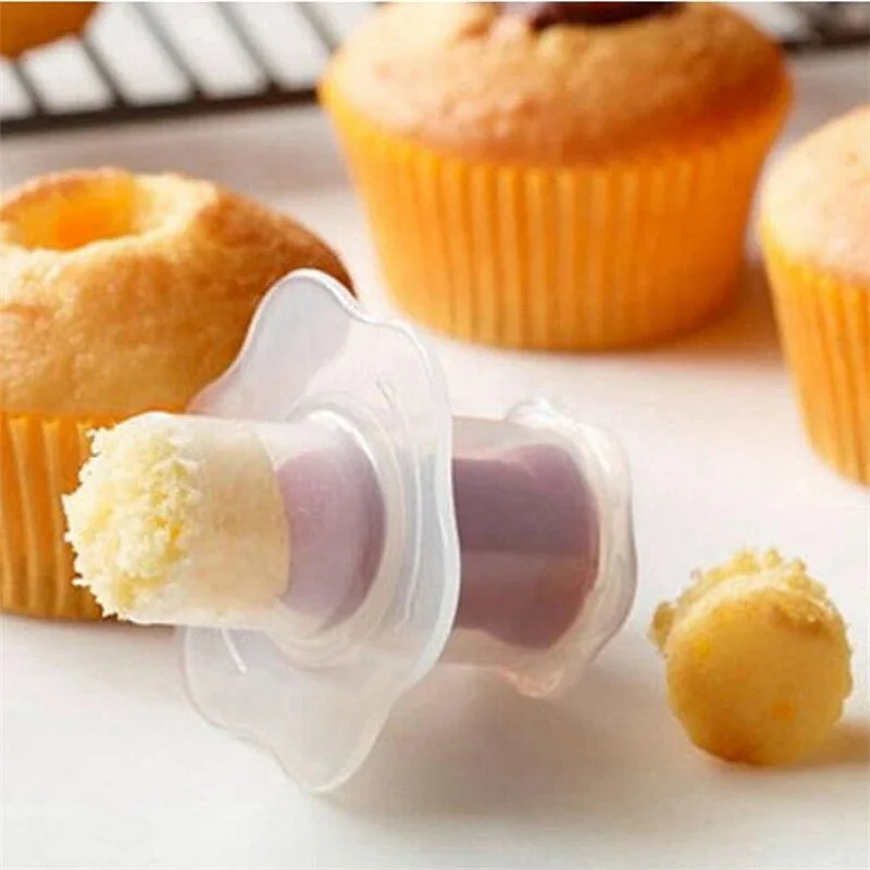 Wholesale Plastic Cake Corer Cupcake Plunger Cutter Pastry Digging Holes Tools