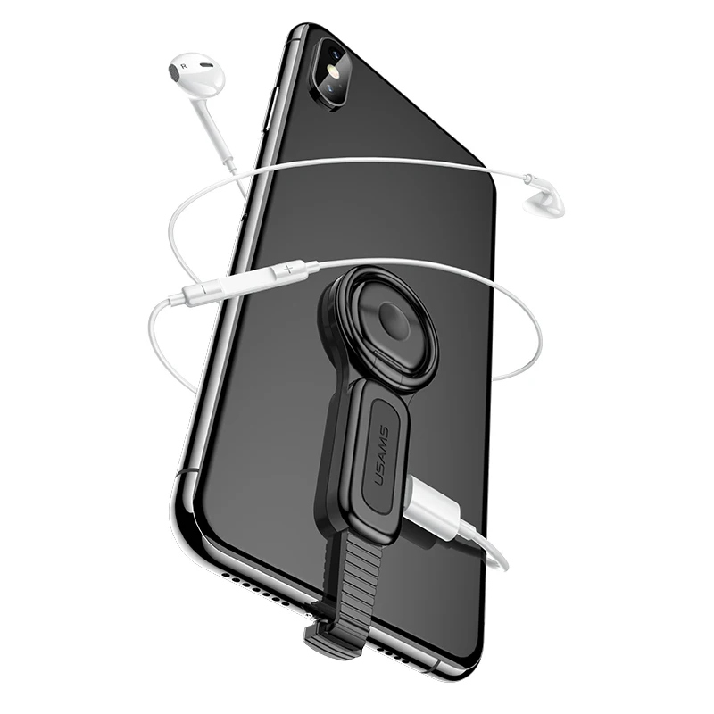 USAMS US-SJ274 AU06 двойной порт кольцо держатель USB адаптер для iphone