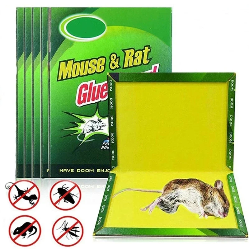Insect Sticky Mouse Board Efficient Rodent Control Rat Snake Adhesive Non Toxic Environmental Protection Moue Glue Trap