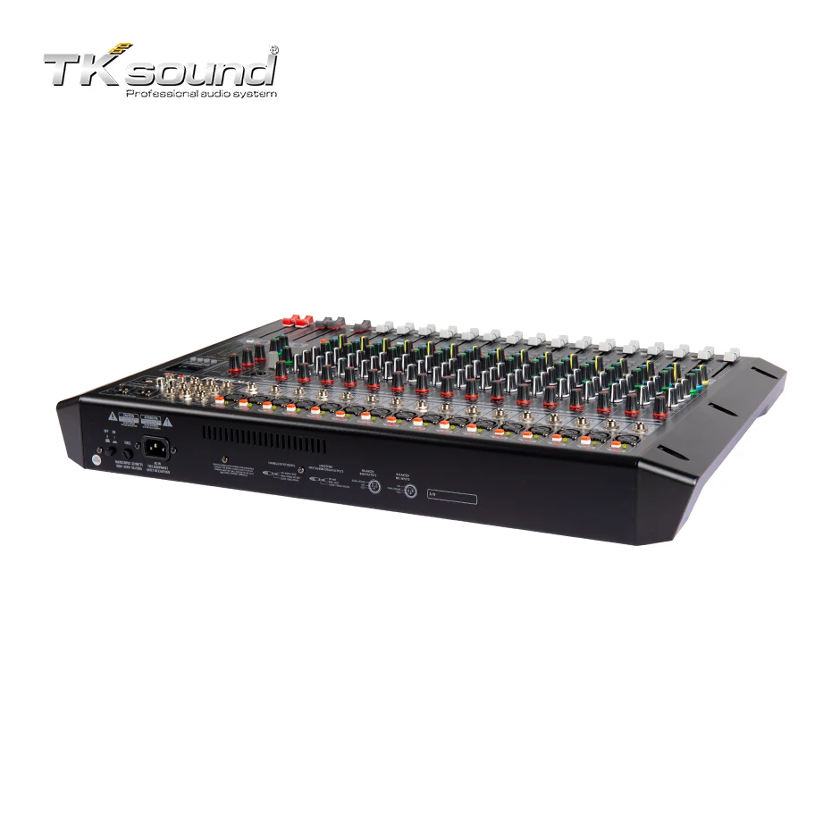 TKsound Professional Digital Audio Mixer Interface 16 Channels Console for Stage Dj Show