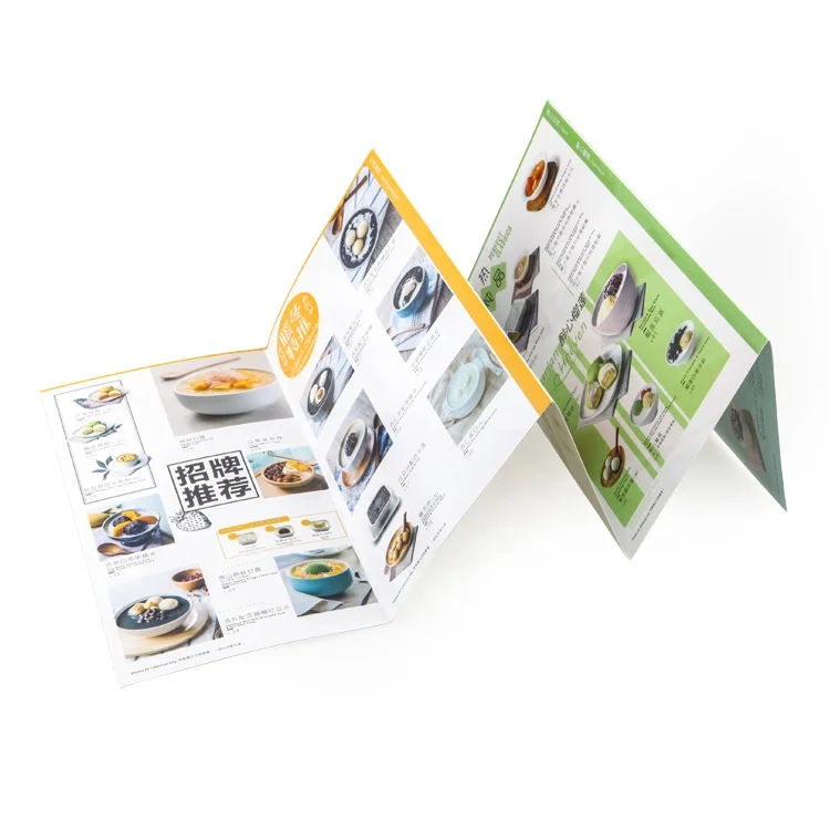Packaging Eco Friendly Product Foldable Leaflet Print Instruction Manual Printing