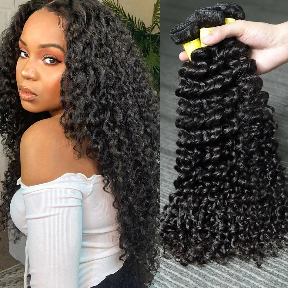 Raw Virgin Burmese Curly Hair Bundle,Pineapple Curly Hair Wave Afro Kinky Curly Human Hair Extension For Black Women