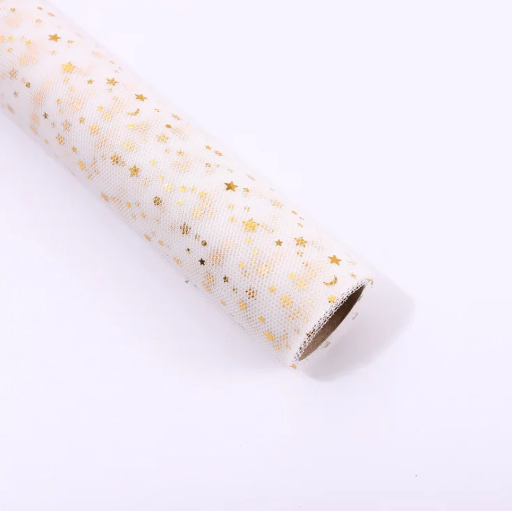 New package flower mesh wild bouquet bouquet yarn flower shop flower packaging materials gift wrapping paper material