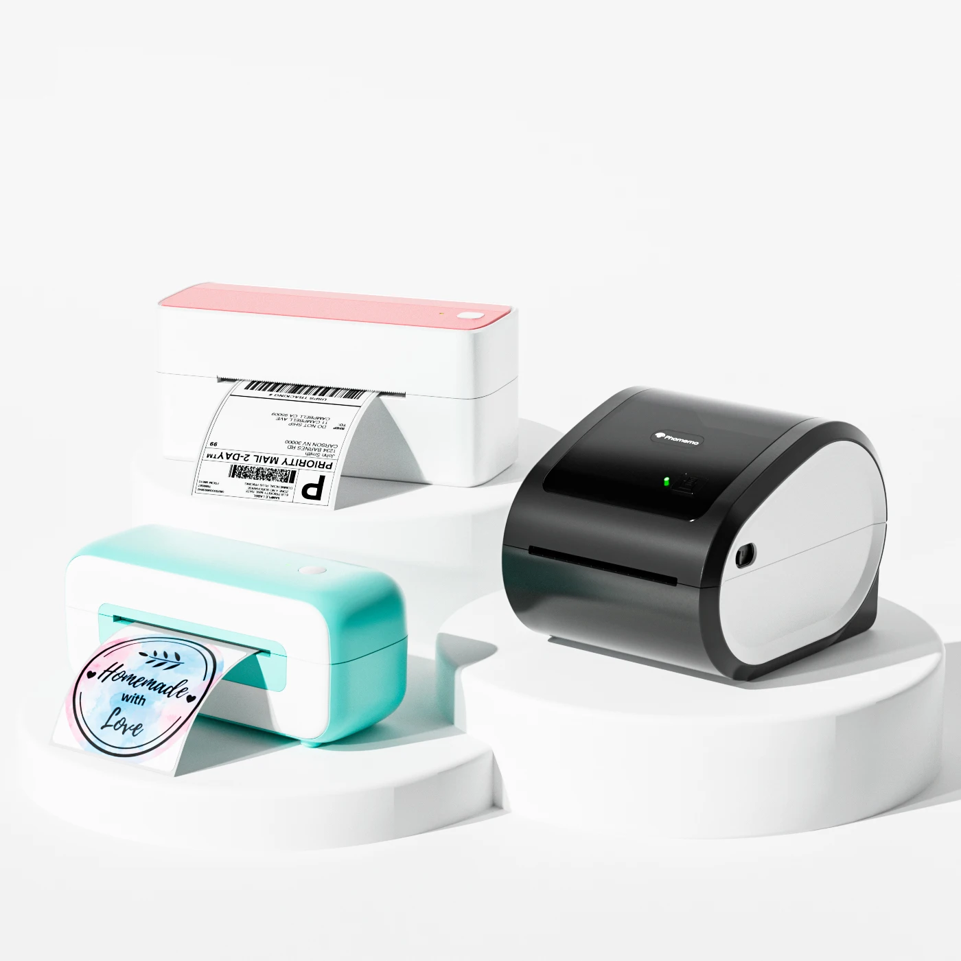 BT shipping label printer 4x6 Phomemo PM241-BT bluetooth thermal paper for desktop shipping package