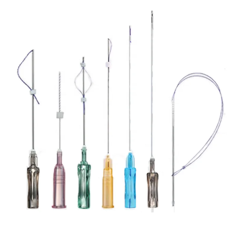 Hilos tensores de collagen pdo faciales de thread 30g 25mm nose thread lift korea