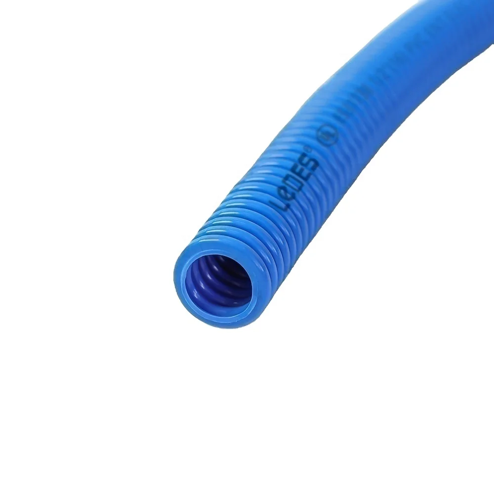 LeDES 3/4-Inch Blue Flexible Conduit ENT Sunlight Resistant Factory-Direct UL1653 Compliant  PVC Electrical Conduits Suppliers