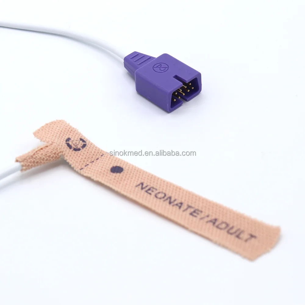 Disposable Spo2 Sensor Compatible nellcorr  MAX-N Probe, Adhesive Tape Sensor 9 Pins 0.9m - Neonatal Adult