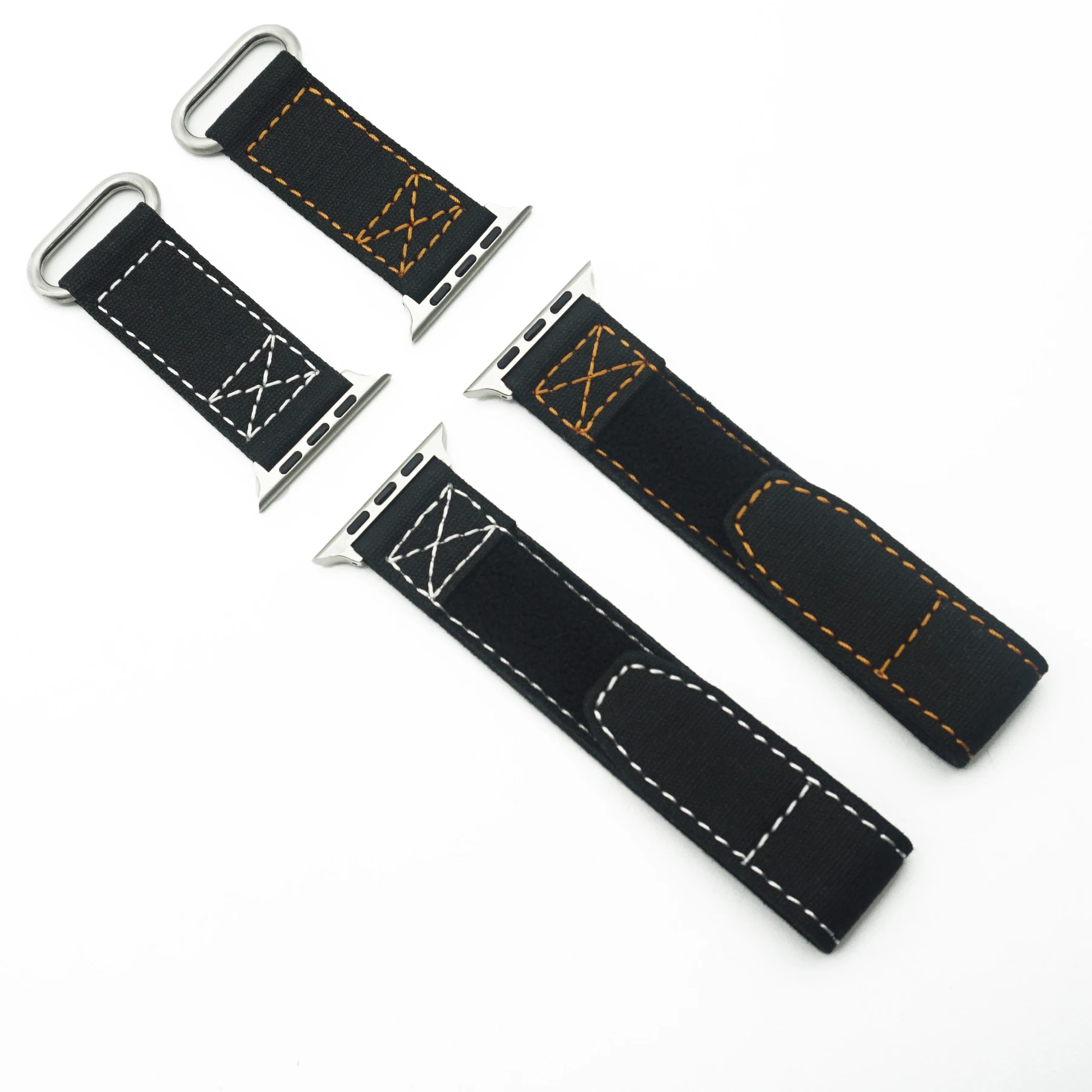 JUELONG Hook and Loop Nylon Strap Compatible Watch Band Breathable Sport Nylon Accessories Bracelet Wristband for Watch Series 8