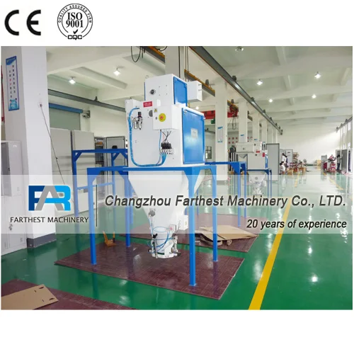 Farthest Auto Controlled Vertical Poultry Feed Line Grain Packing Scale Machine