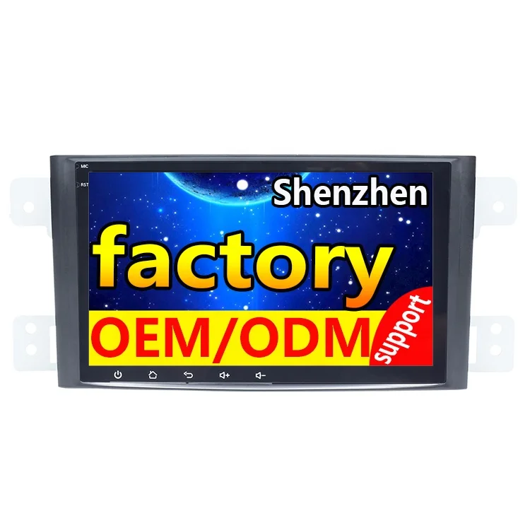 IPS android 10 auto Multimedia Player for suzuki grand 2006-2011 vitara multimedia car radio stereo gps screen steering wheel