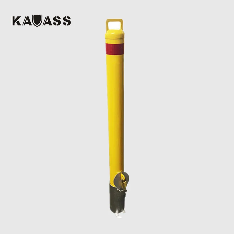 Углеродистая сталь, металлический дорожный ручной съемный безопасный замок для парковки, столбик