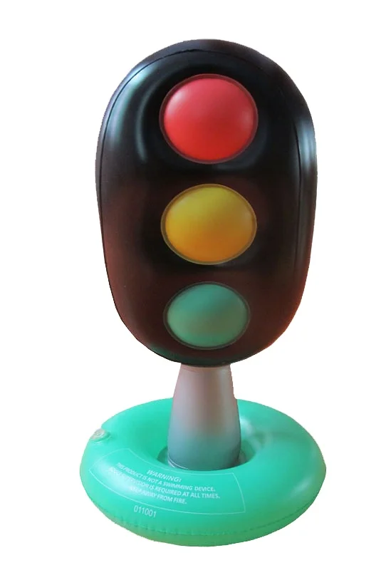 Customized PVC inflatable warning signs, inflatable warning signs, road signs, inflatable triangle road signs