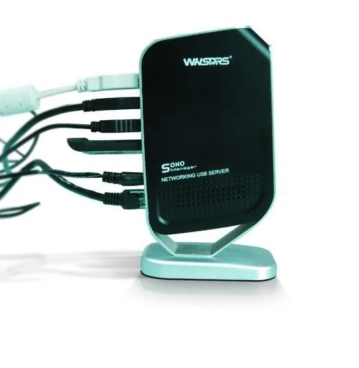 1000Mbps Networking printer server with 4port USB Hub, Supports LPR, DHCP and UPnP Protocols