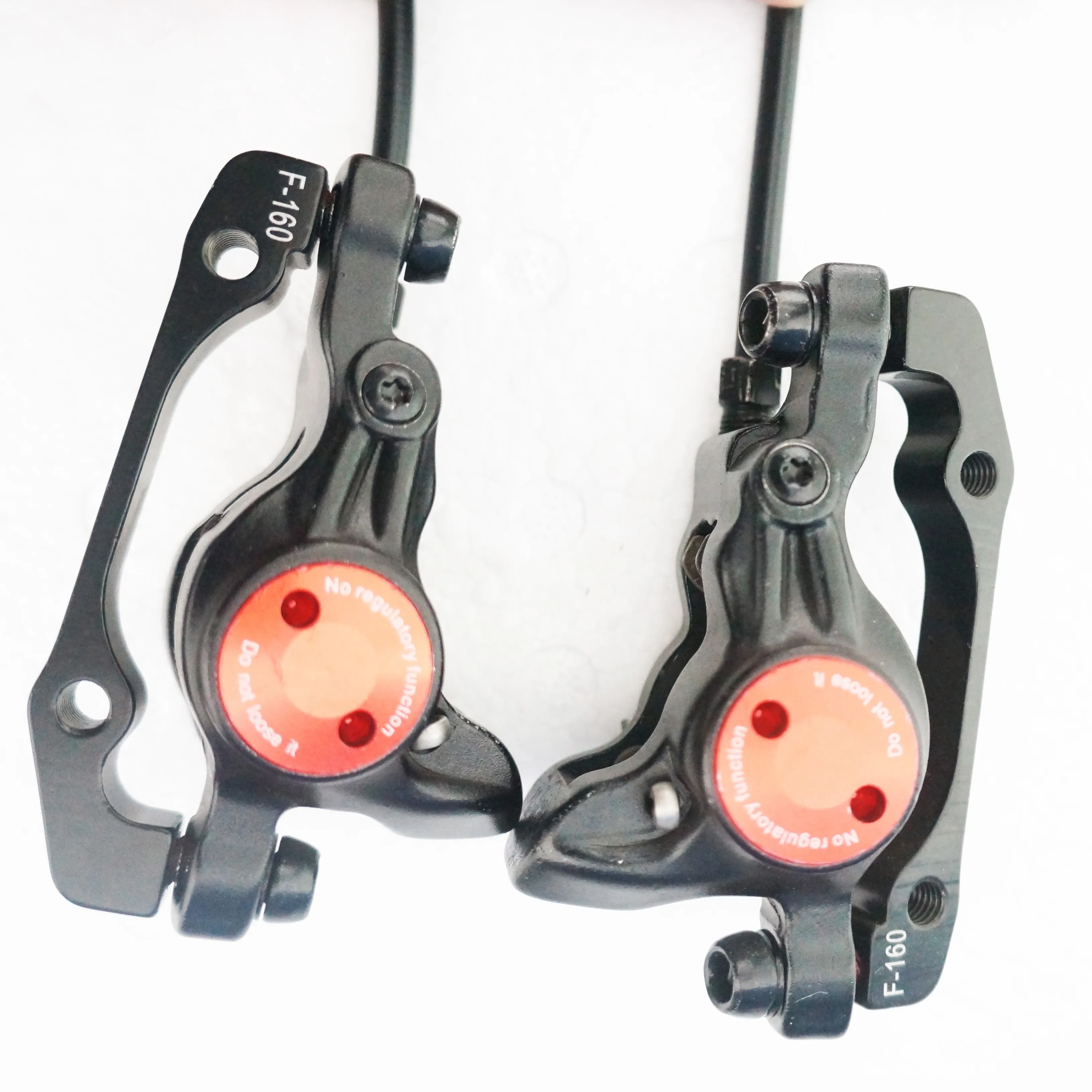 ZOOM Electric 3 Wheels Cargo Bike Trail Cycle Alloy Twins Dual Calipers Hydraulic Disc Brake With Locking Device