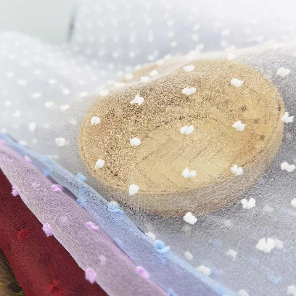 Stock sale dot mesh roll  fabric