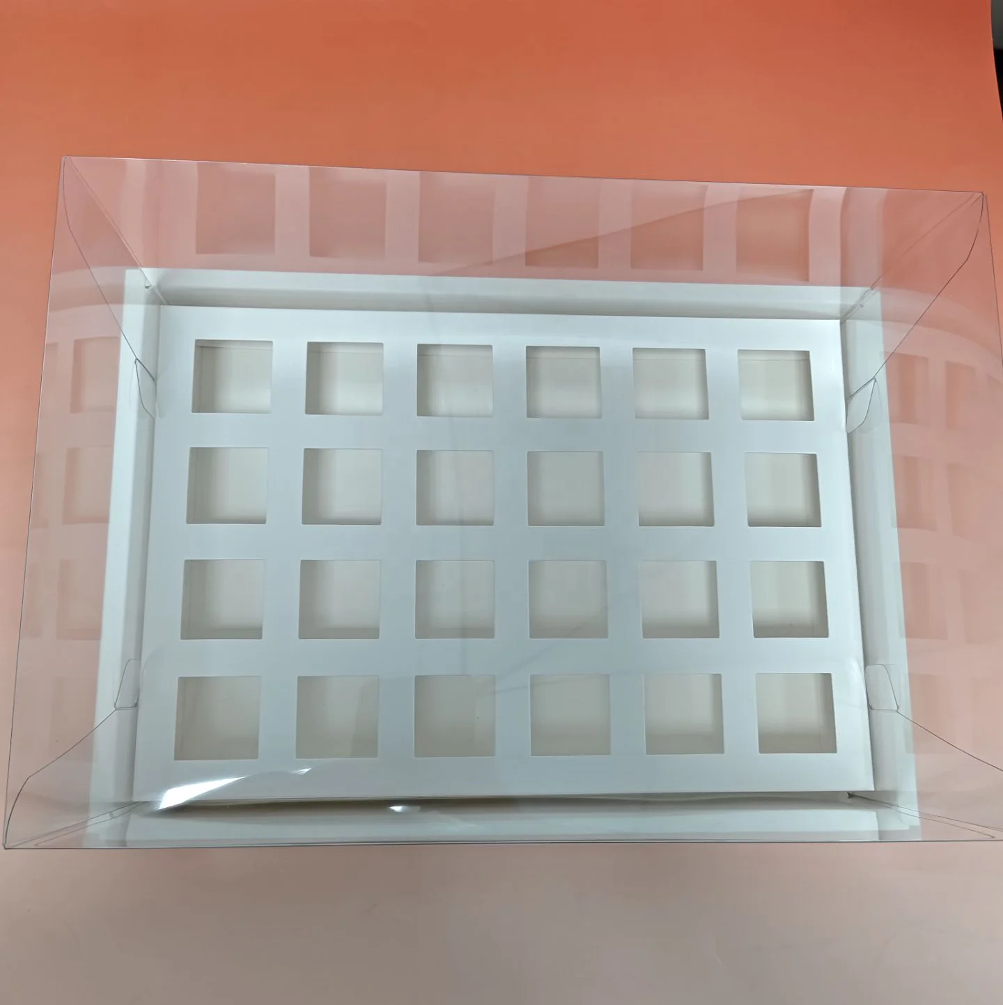 XJH Wholesales white cake box gift cup, white cupcake box packaging, transparent cover dessert shoot boxes with clear lid