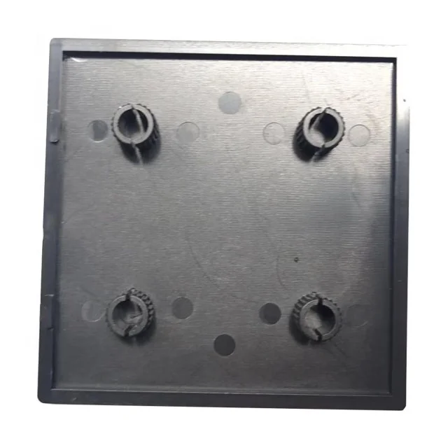 T Slot Plastic Cover Tubing Connectors 100100 Square End Caps Plastic End Cap