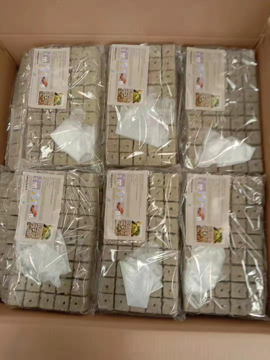 Wholesale Factory Direct Price 4 Inch Grow Block Rock Wool Hydroponic