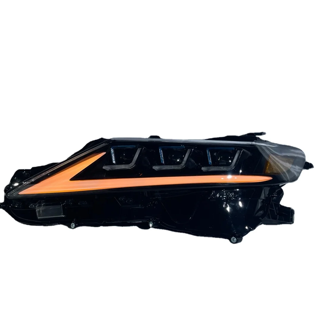 Archaic New Full LED For camry headlights 2018-2021 plug&play sequential signal three projectors DRL For Toyota Camry Headlight