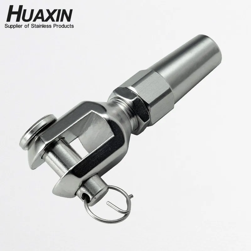 Top Quality Stainless Steel 316 Surface Mount Swivel Toggle Terminal End Fitting Wire Rope Cable 1/8 3/16