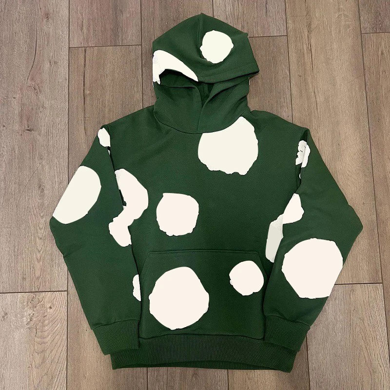 OEM Designer Customized Logo Printed Breathable Clothes Pure Cotton Foam Printed Sports Mens Hoodie