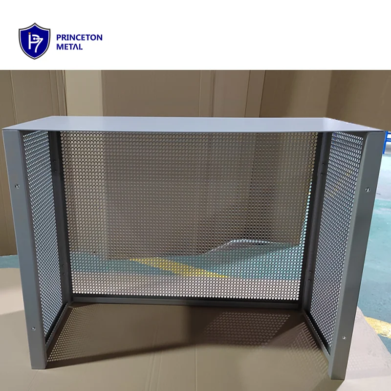 Modern radiator light control Outdoor Metal Aluminum Air Conditioner Covers