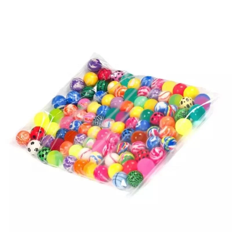 Factory Direct Sales Transparent Rubber High Bouncing Ball Toys