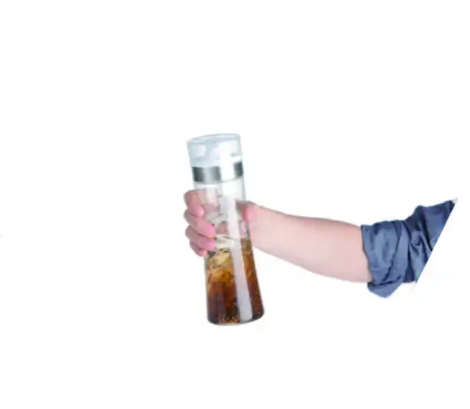 550 мл стеклянный смеситель для салата с измерениями, популярный шейкер для салата