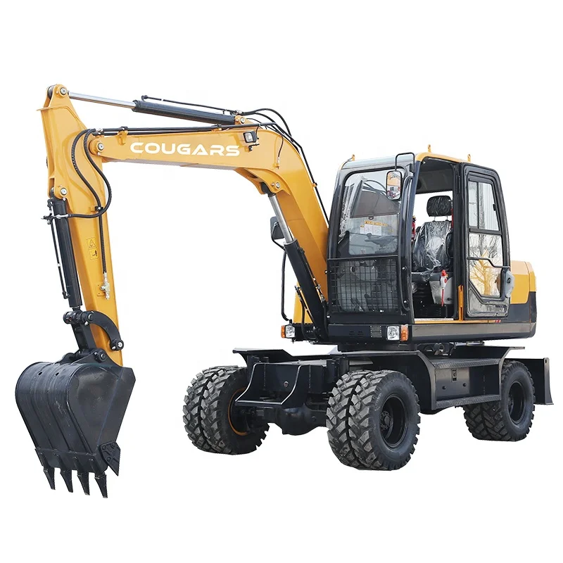Высокое качество cgars Made 8Ton CGE9088 колесный экскаватор для продажи