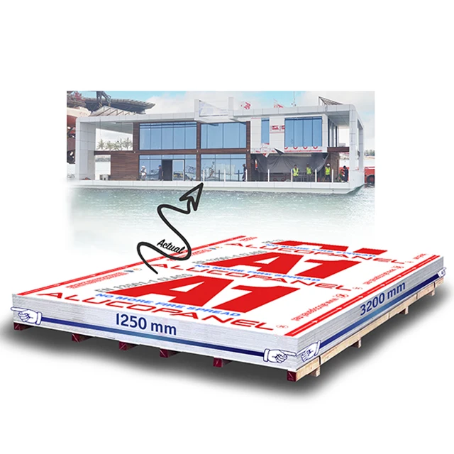 Alucopanel A1 Exterior Building Boards High Quality Pvdf Accessories Aluminium Composite Panel Material For Wall