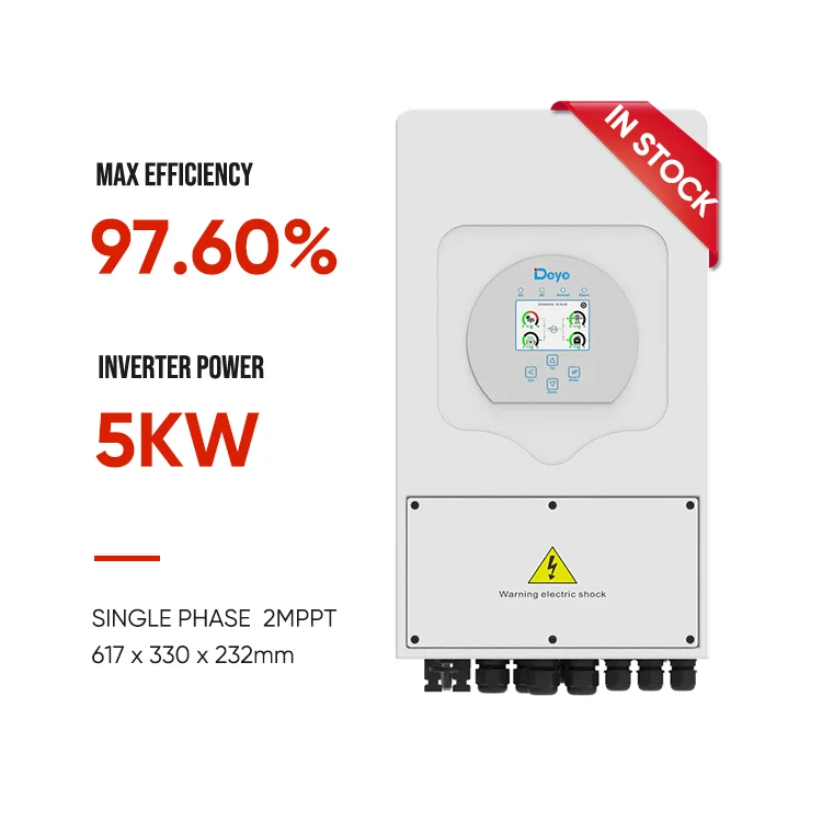 Deye Solar Inverter Hybrid Sun-5k-sg03lp1-eu 5kw 6kw 8kw Single Phase Hybrid Solar Energy Inverter For All In One System