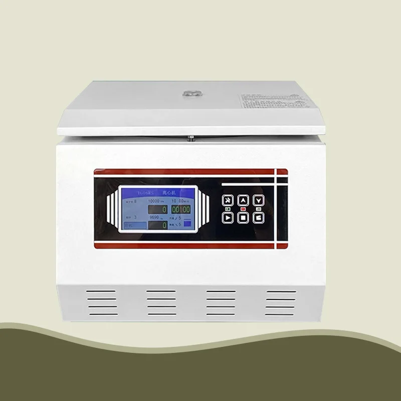 Table top high and low speed refrigerated centrifuge horizontal head turn