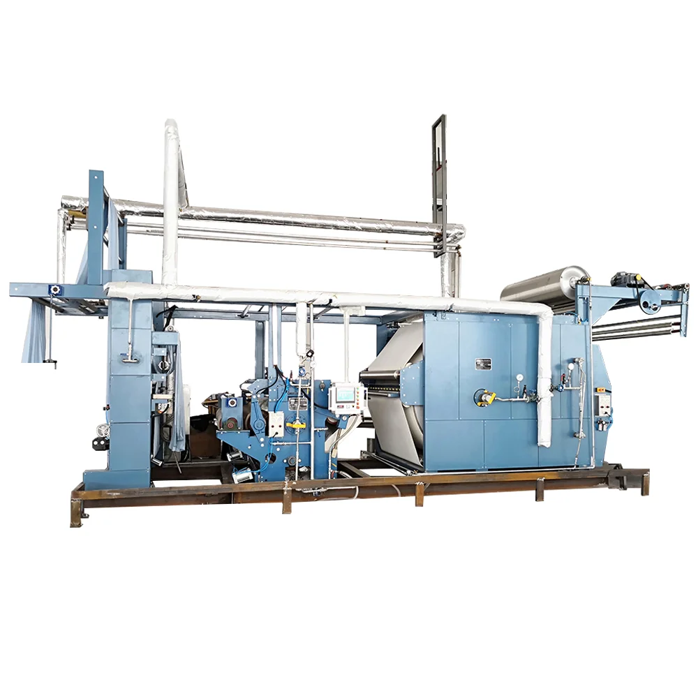 Good After Sales Service Rubber Blanket Compressive Opre-shrinking Cotton Woven Fabric Sanforizing Machine