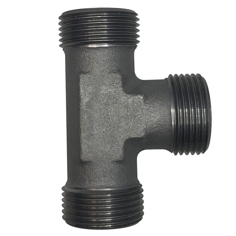 Zinc-plating/customized Steel tee fitting induction forge price