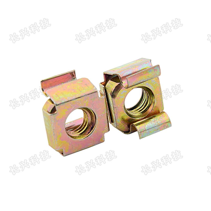 
Galvanized clip square lock cage nut 