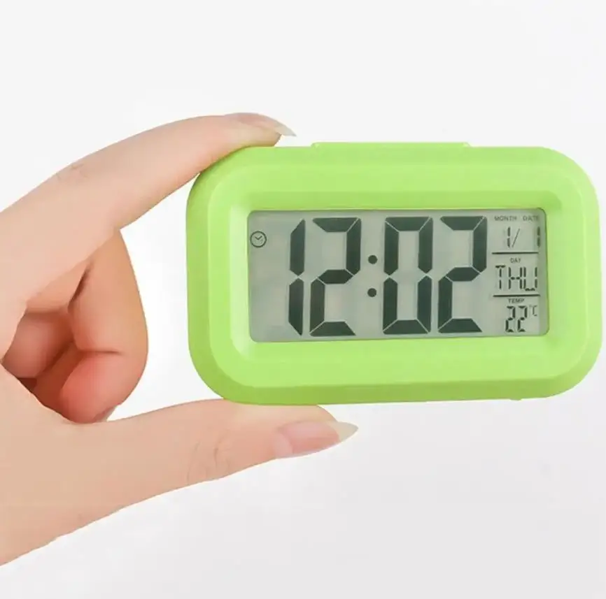 New LED Digital Alarm Clock Electronic Digital Alarm Screen Desktop Clock